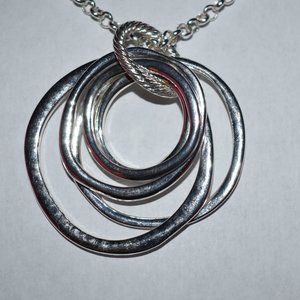 NWOT Liz Claiborne Silver Colored Necklace